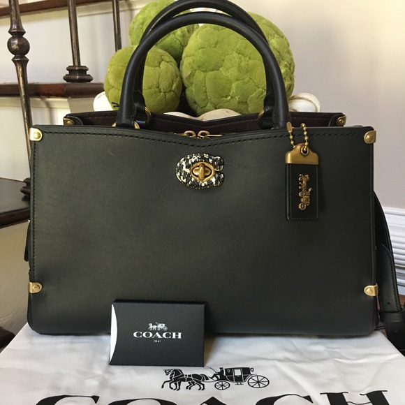 Coach Handbags - Stunning Coach Exotic Detailed Mason Color